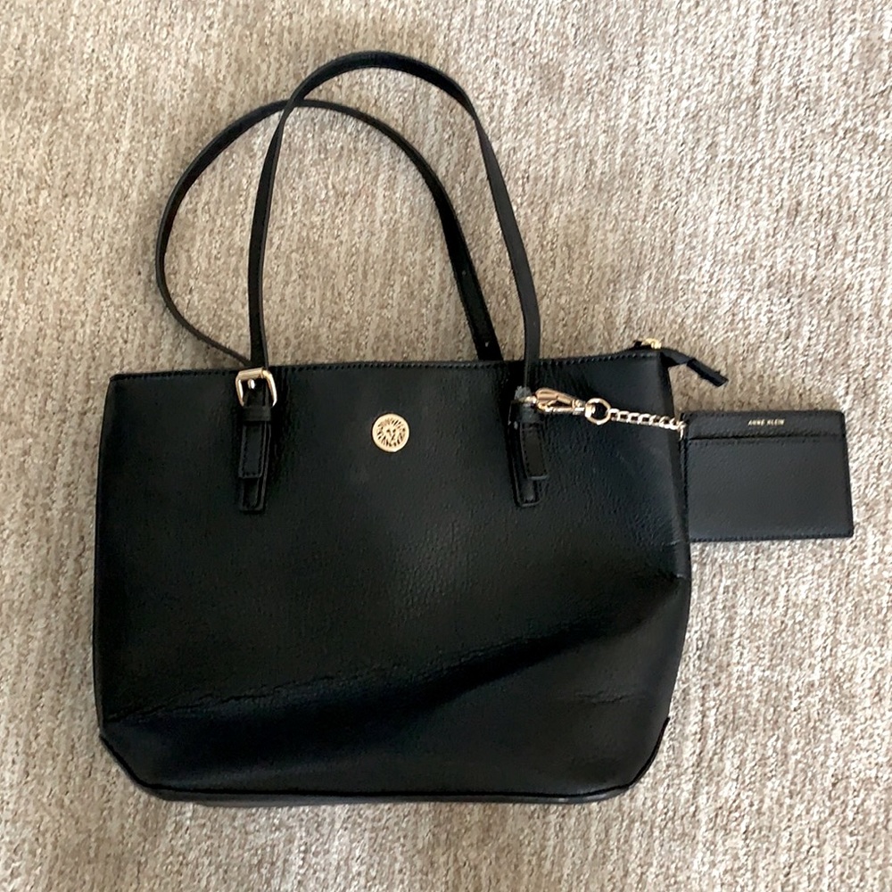 Anne Klein Black Tote